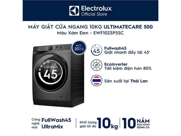 Máy giặt Electrolux Inverter 10 kg EWF1023P5SC